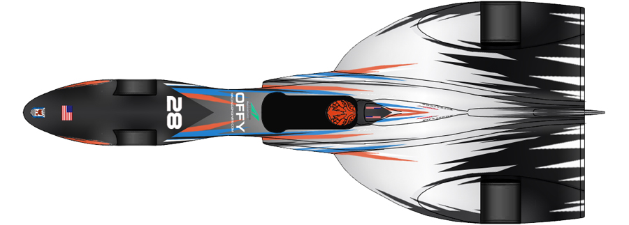 DeltaWing Indycar 2012 -Offy2