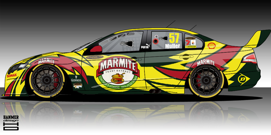 Marmite V8 Supercar