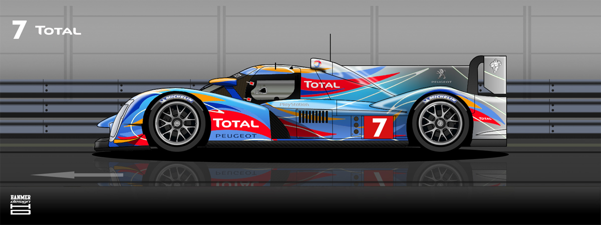 #7 - Total Peugeot 908 2012