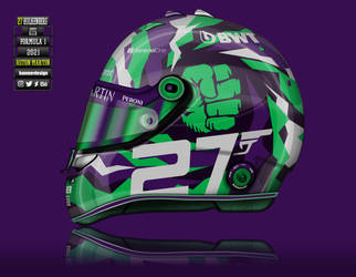 Nico Hulkenberg 2021 helmet concept