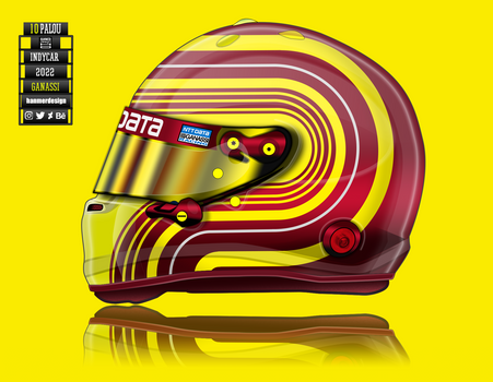 Alex Palou 2022 Indycar helmet concept.