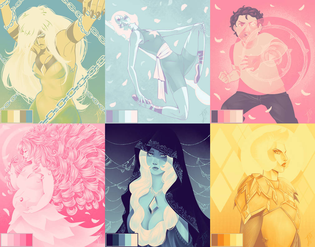 Steven Universe Color Inversion Color Challenge vol3 (Steven Universe) by LessaNamidairo on DeviantArt