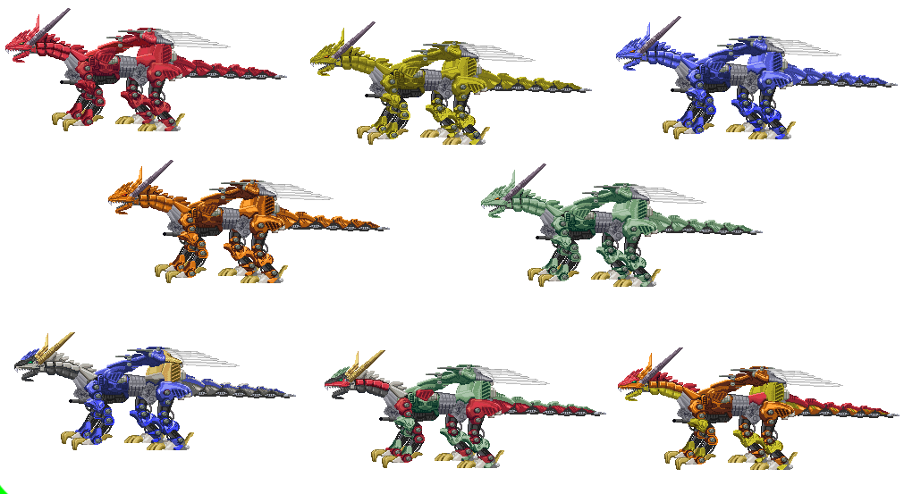 Zoid List Dra