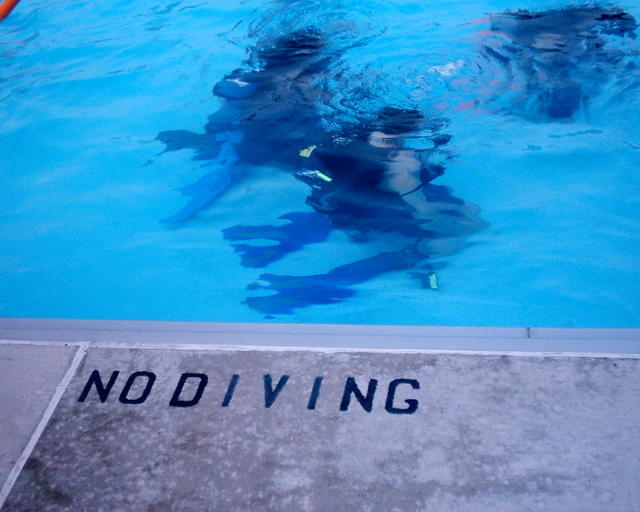 No Diving