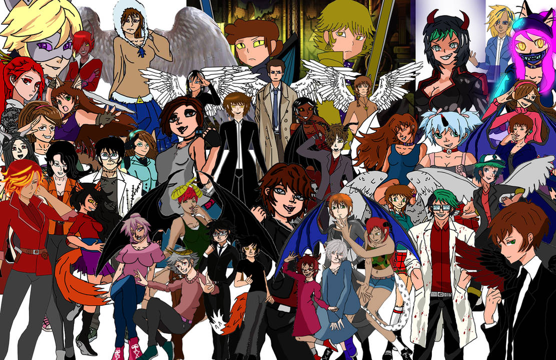 Collage of my digital art by hiccupandtoothless22 on DeviantArt