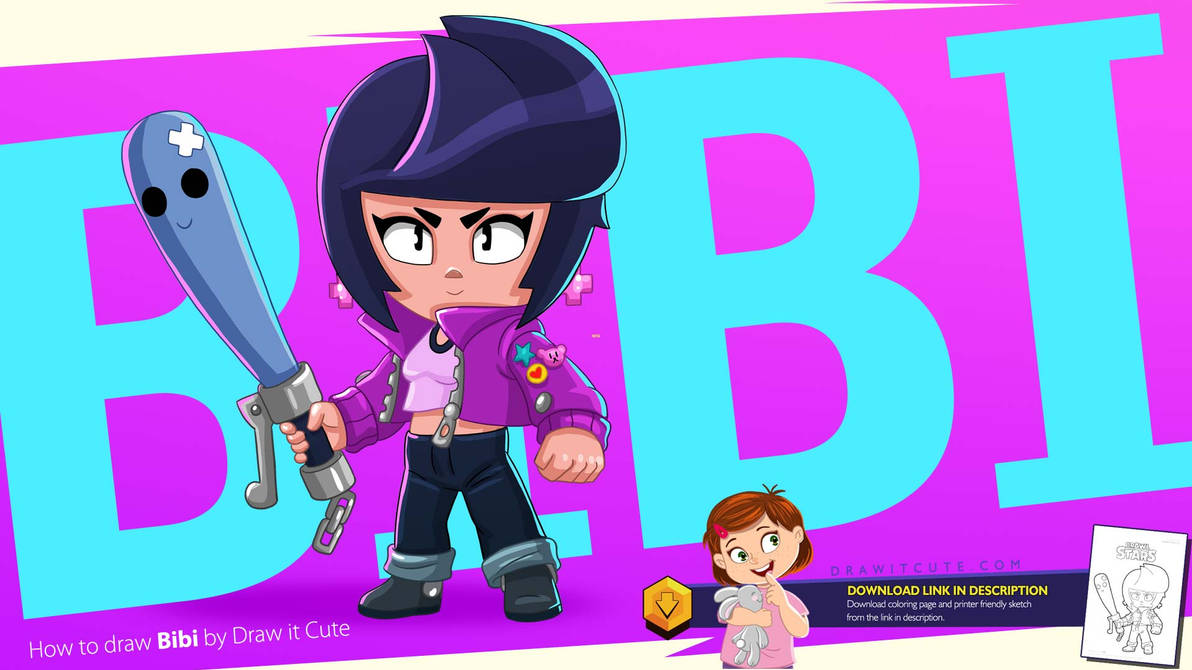 How to Draw Bibi | Brawl Stars by drawitcute on DeviantArt