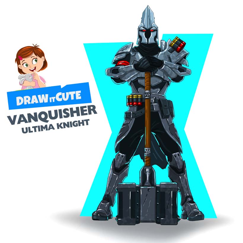 Ultima Knight How to draw Ultima Knight Vanquisher | Fortnite by drawitcute on DeviantArt