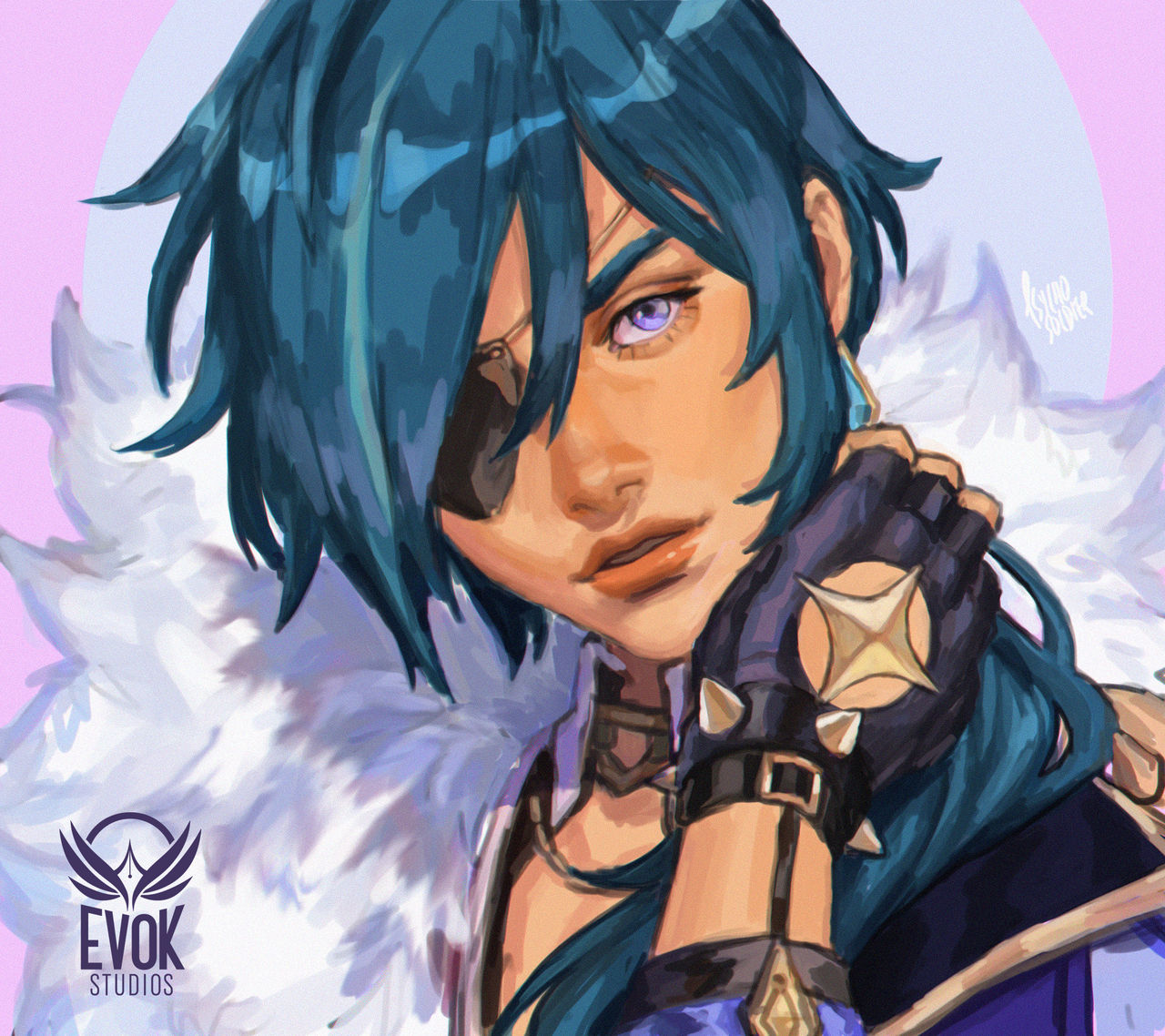 Keyea Fanart of Kaeya from Genshin Impact by Psycho by Asecci on DeviantArt