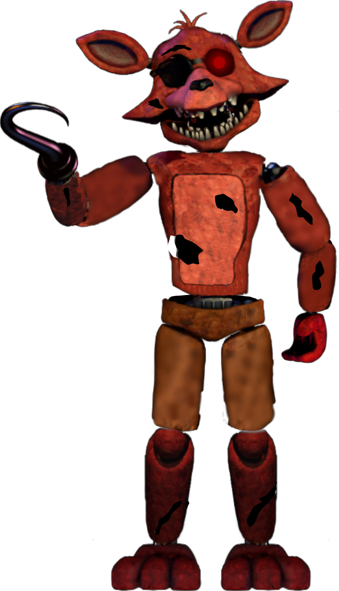 FNAF 2 Withered/Phantom/Un-Withered Foxy : r/fivenightsatfreddys