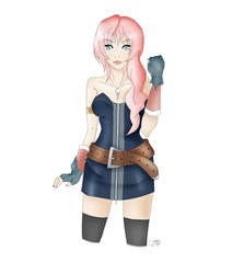 Serah Re-Design by RebellePrincesse