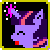 Twilight Sparkle Retro Pony Pixels Icon