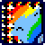 Rainbow Dash RPP animated icon