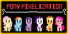 Pony Pixelization Group Icon Concept