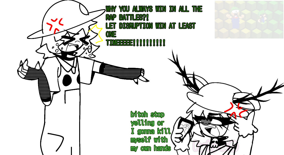 Disruption bambi Vs Bambi but it's made by me by Lylya0 on DeviantArt