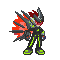 Rockman Starforce Black Ace in Rockman Zero style