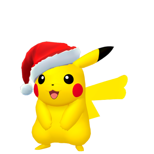 Christmas pikachu pokemon discount go