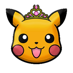 Pokémon Go fest * Shiny Pikachu wearing an amethyst crown *- TRADE