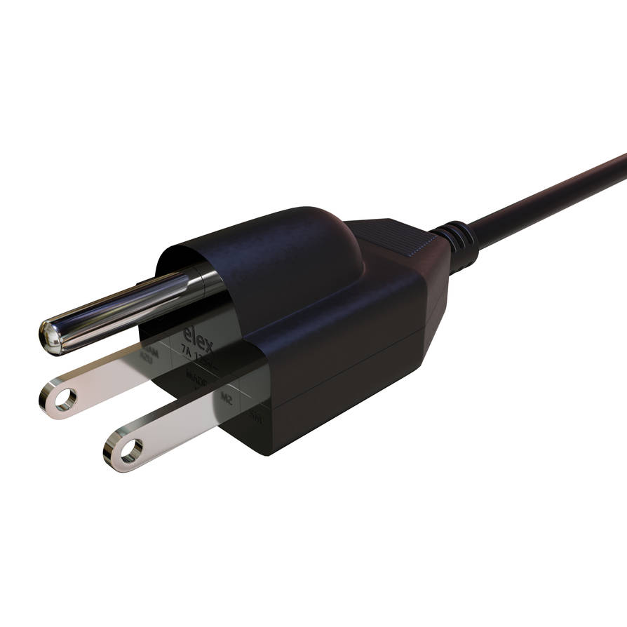 3D Power Plug. by mahirasadov on DeviantArt