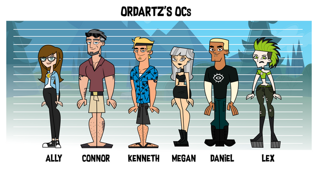 Total Dramarama - Cast by ordartz on DeviantArt