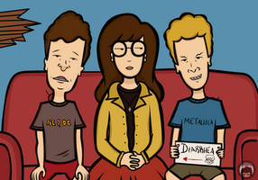 Daria + Beavis and Butthead crossover
