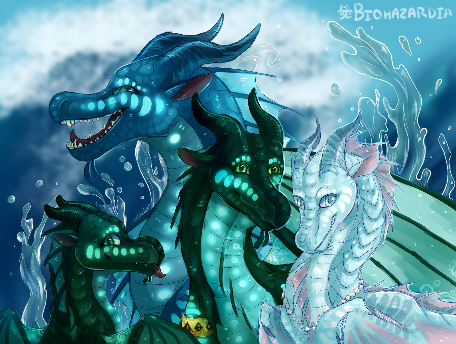 Wings of Fire - Royal SeaWing Siblings