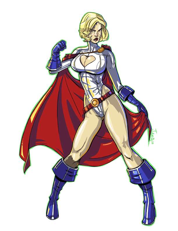 Power Girl Pin-up 2010