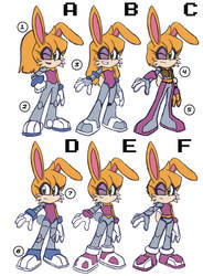 Bunnie Rabbot reboot sketches