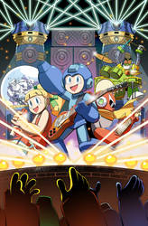 Mega Man issue 55 ROCKMAN variant cover