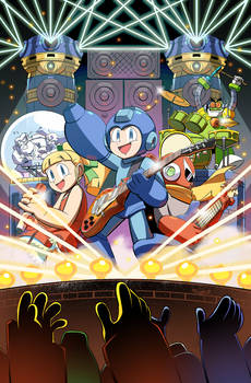 Mega Man issue 55 ROCKMAN variant cover