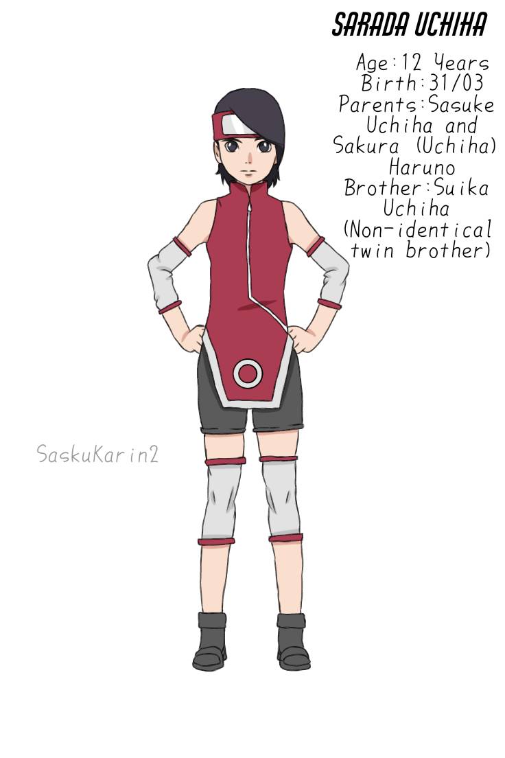 uchiha sasuke and uchiha sarada (naruto and 2 more) drawn by suzu_(tg_390)