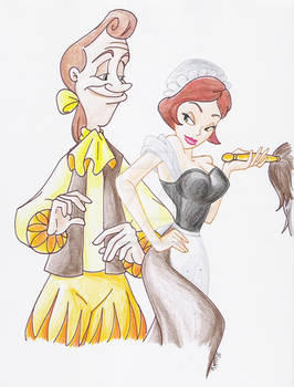 Lumiere and Babette