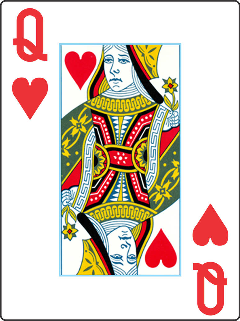 My Playing Cards V2 - Queen of Hearts by Gabe0530 on DeviantArt