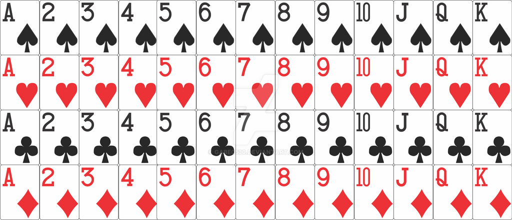 Playing Cards Basic Design My Playing Cards - Simple Design by Gabe0530 on DeviantArt