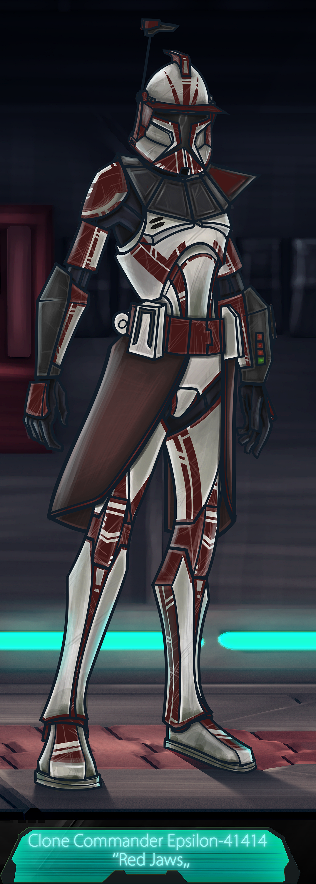 Red shop clone commander