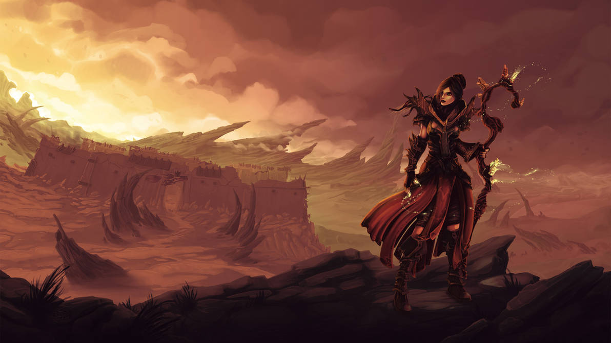 Diablo III Sorceress - Aelya by Vexod14