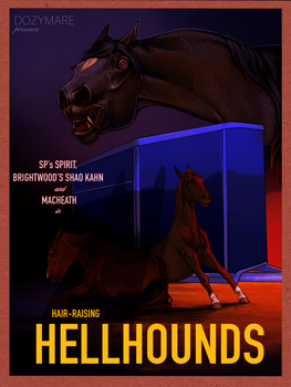 [Drawlloween 2023] V - Hellraising Hellhounds