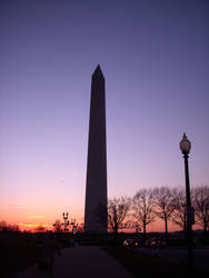 Monument at Sunset