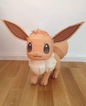 Life Size Eevee Papercraft view 1