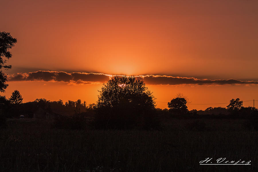 Sunset has Noce Orne France