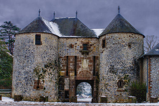 castle of Fresnays sur Sarthe Sarthe France