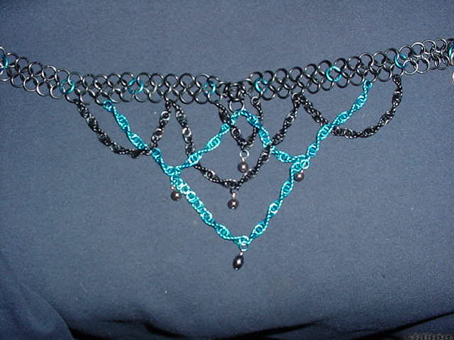 Chainmail necklace for Janna