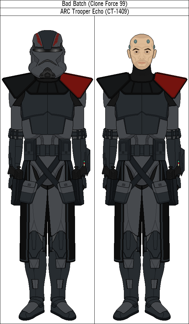 Bad Batch Echo (CT-1409) by QuillSpirit15971 on DeviantArt