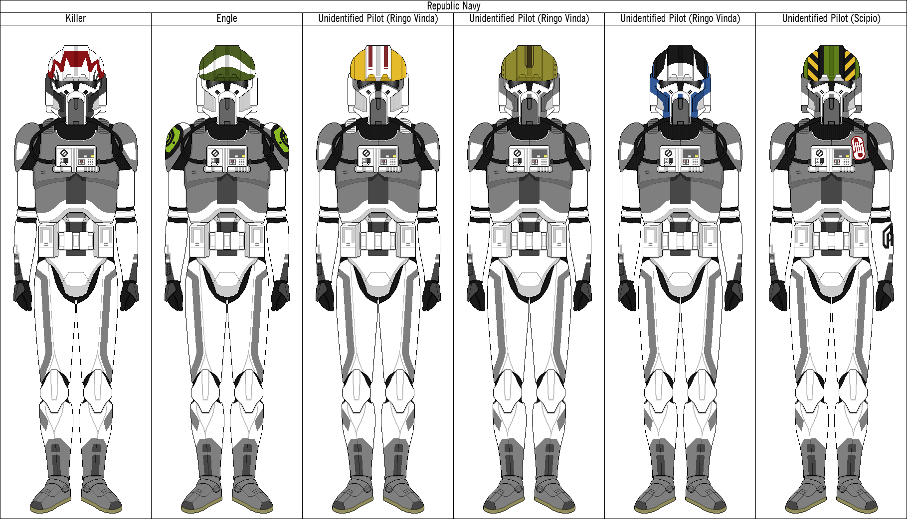 Pilot Armor Deviantart Phase II Pilots by QuillSpirit15971 on DeviantArt