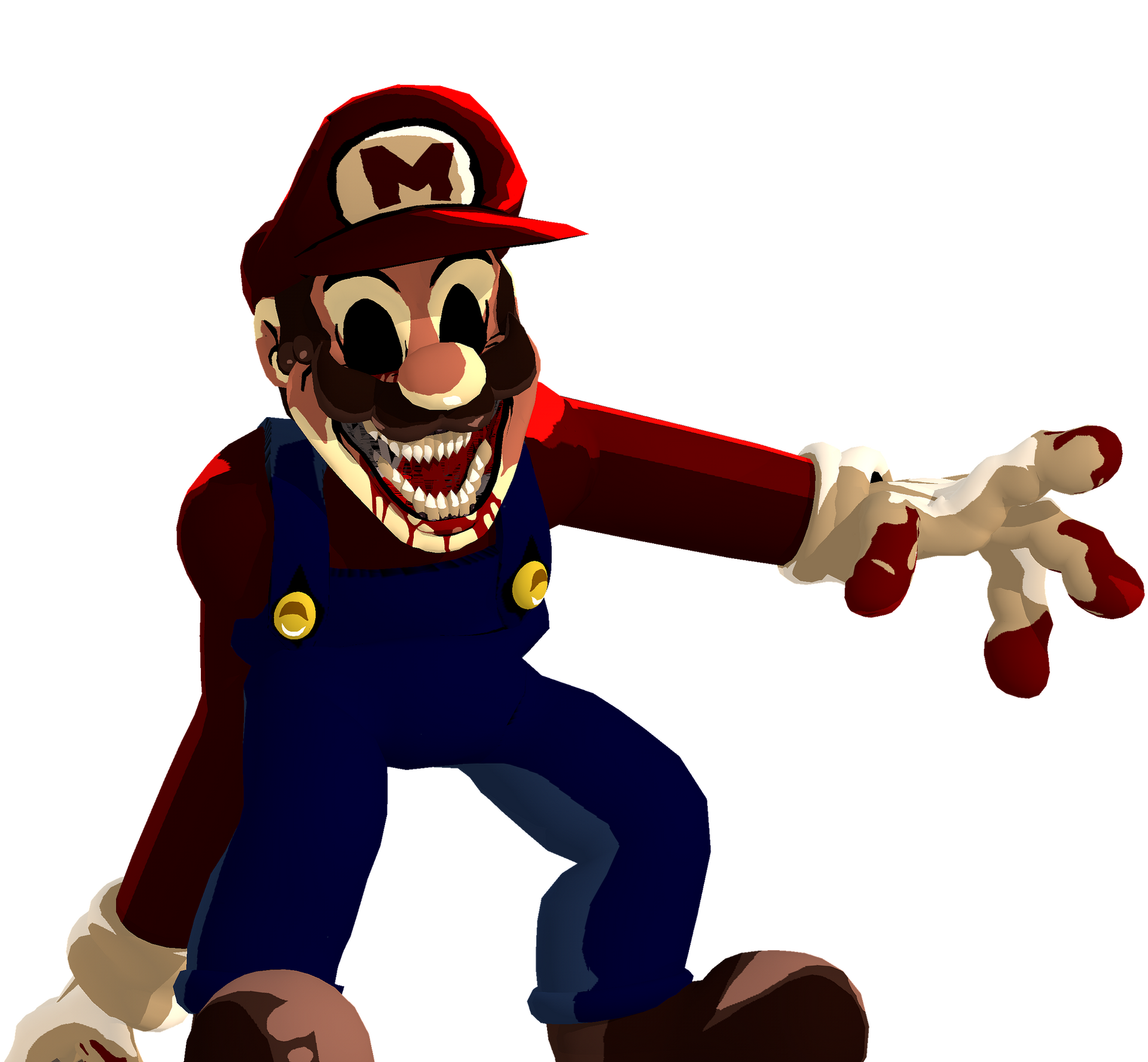 Virtual Mario SuperHorrorMario v2 by tomuraulunatic on DeviantArt