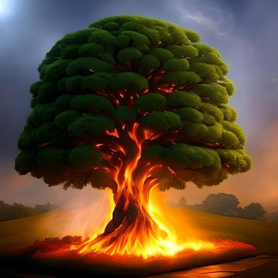 Burning Tree by LG-Design on DeviantArt