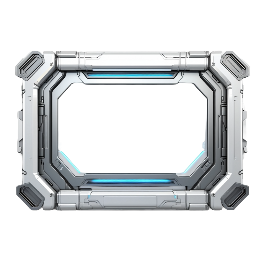 Sci-fi Futuristic Frame PNG by LG-Design on DeviantArt