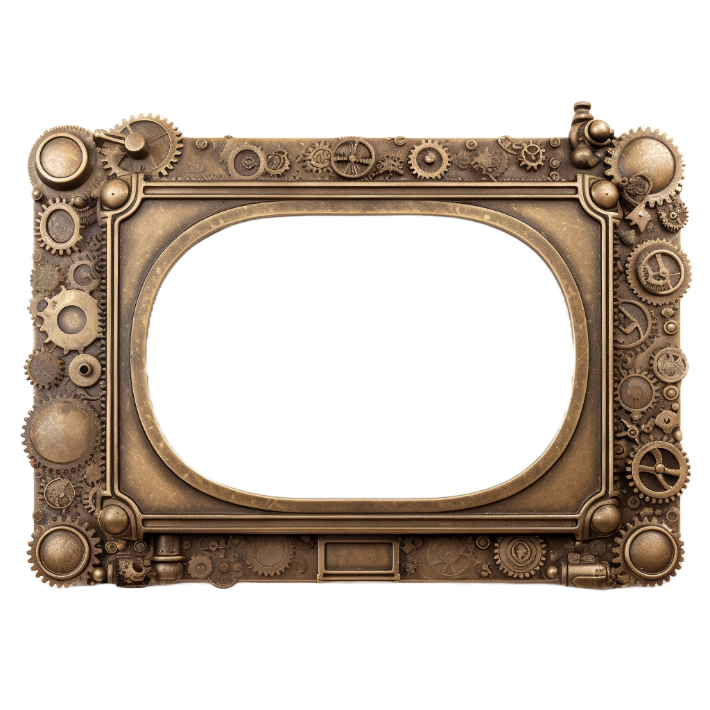 Steam Punk Rectangle Frame Frame 2 Steampunk PNG by LG-Design on DeviantArt