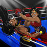Superwoman and Wonder Woman boxing commission