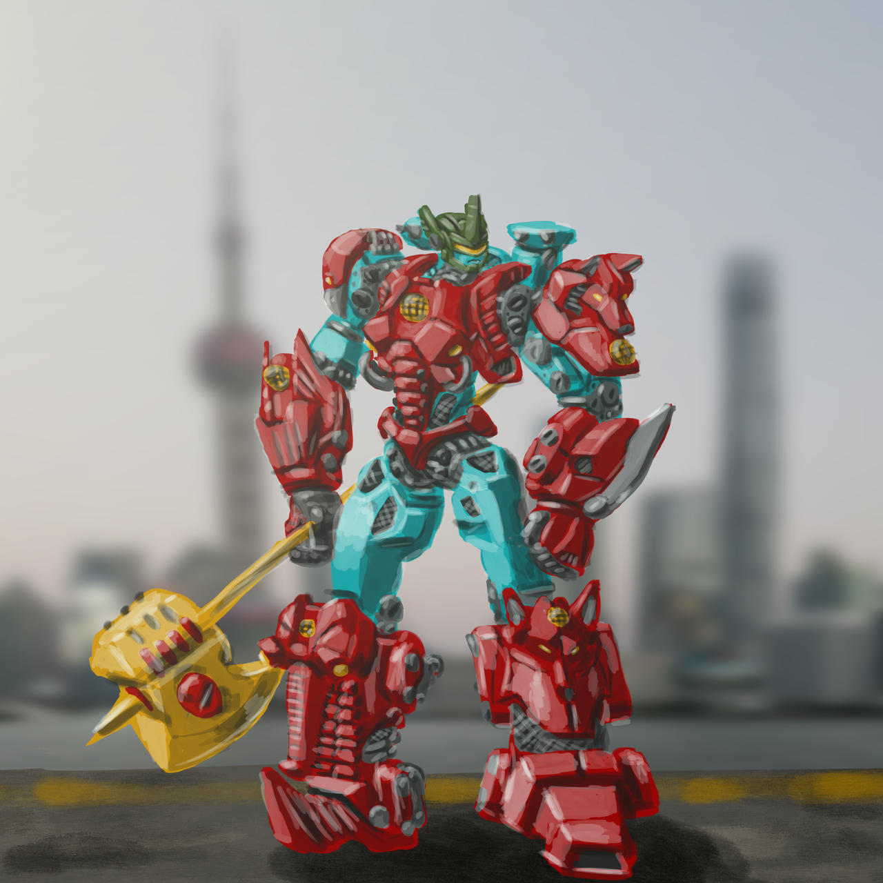 Mech Captain Real Mecha Captain Planet by Mechademik on DeviantArt
