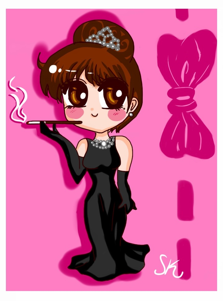 Audrey Hepburn Chibi